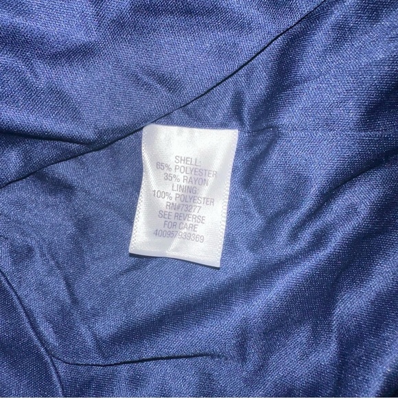 NWT Candie’s blue and white striped dress size L - Picture 6 of 7